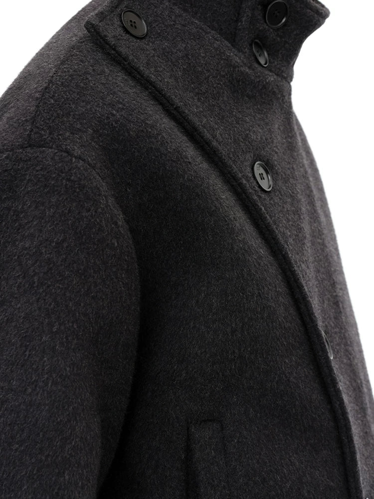 JCAESAR Lapel Button-down Jacket