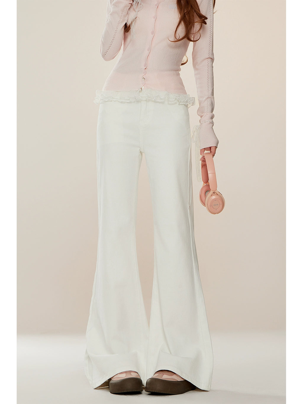 Zrsee High-waisted Wide-leg Jeans