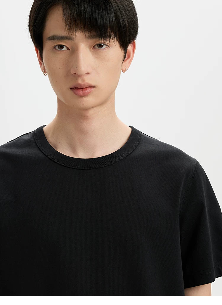BUTTBILL Front Shoulder Cool Small Neckline Tee