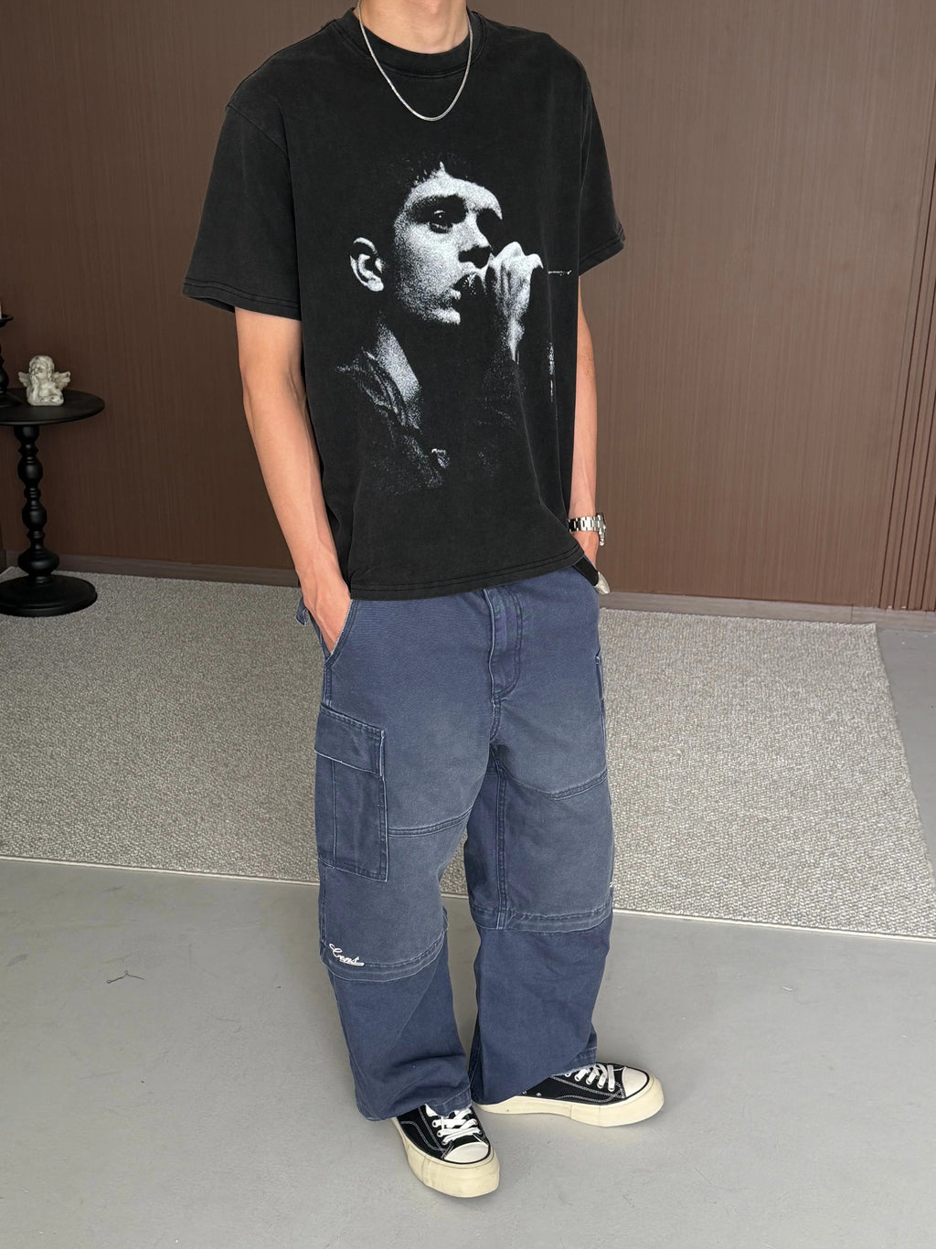 CENSMADE Old American Portrait Print Tee