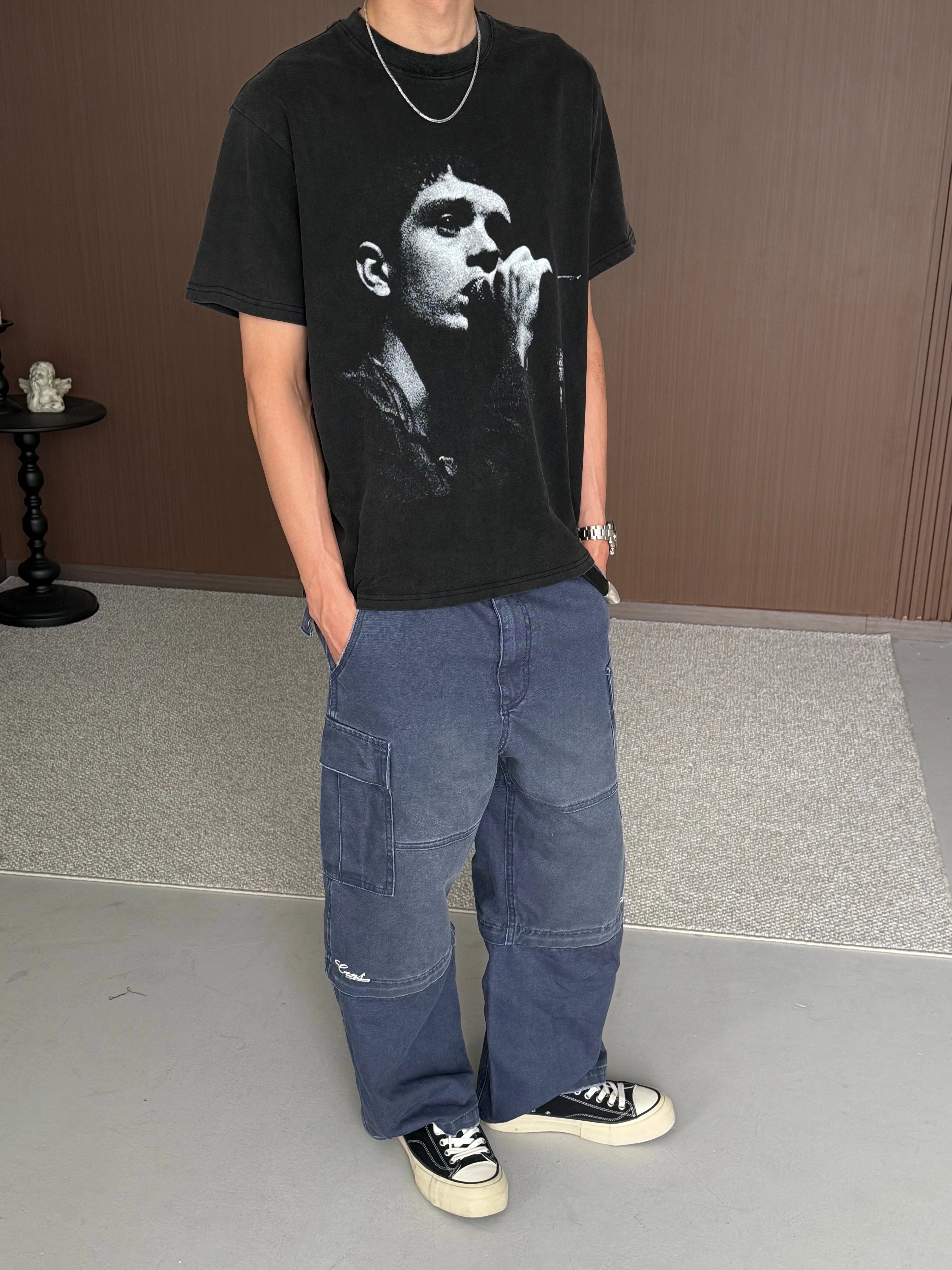 CENSMADE Old American Portrait Print Tee