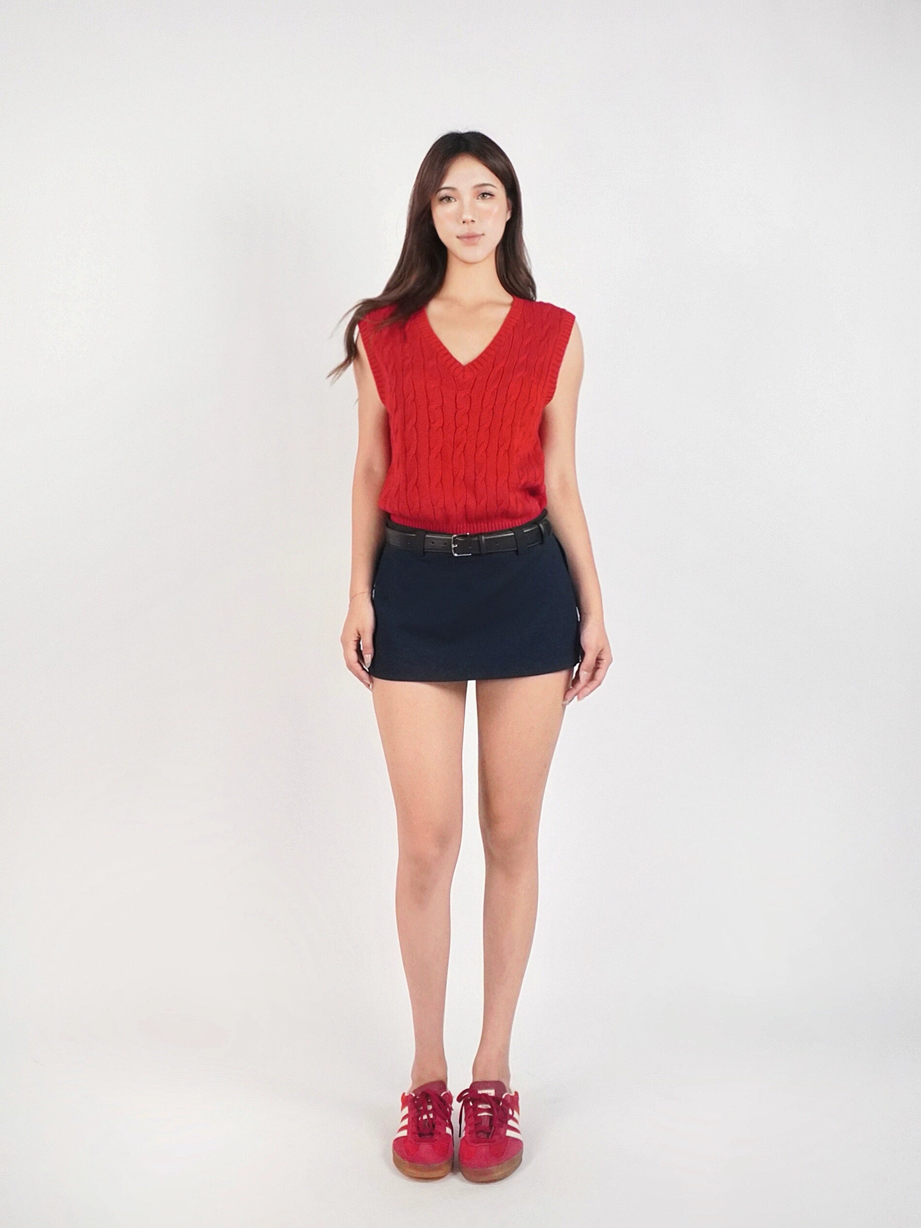 Jim Kennet Classic V-Neck College Twist Vest