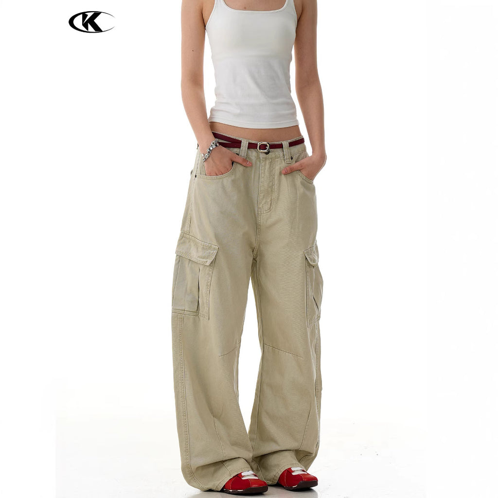 11KN Retro Straight Loose Casual Pants