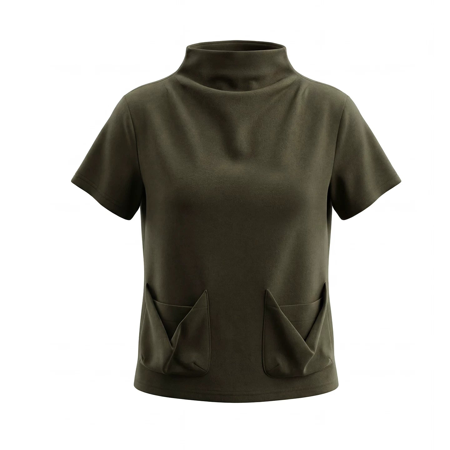 JIKOO Small Swinging Collar Tooling Pocket Tee