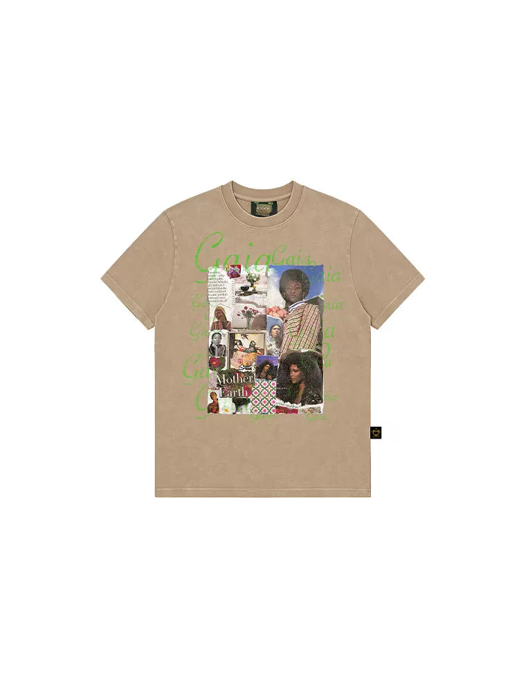 MMBBT Figure Print Front Shoulder Short Tee