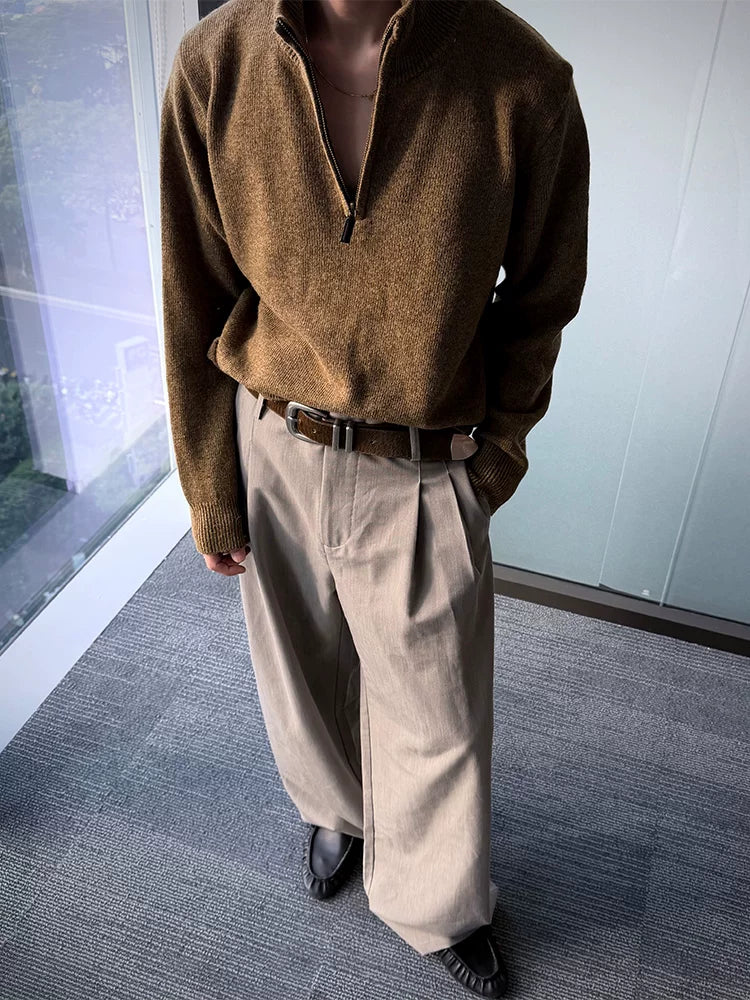 ZOZOFOREST Gold Matching Turtleneck Sweater