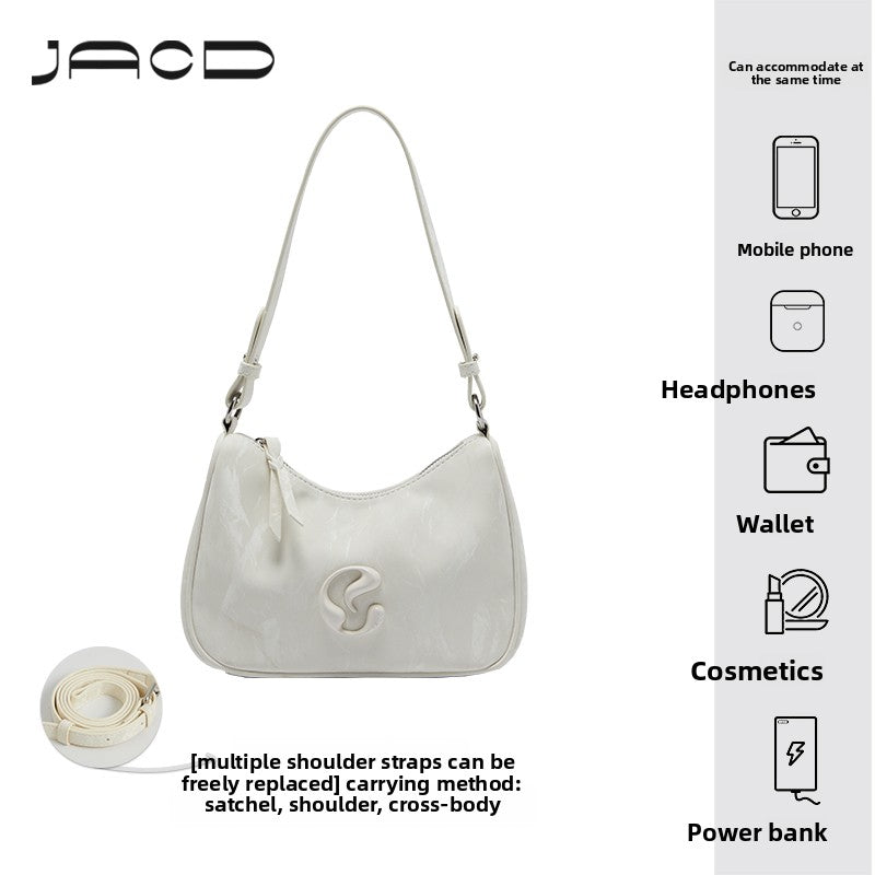 JACD Mint Green Zip-Top Hobo Bag