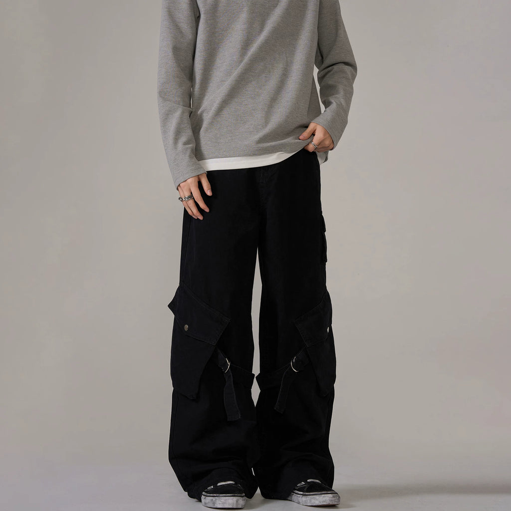 TRUQUEST Vintage Loose Tooling Jeans
