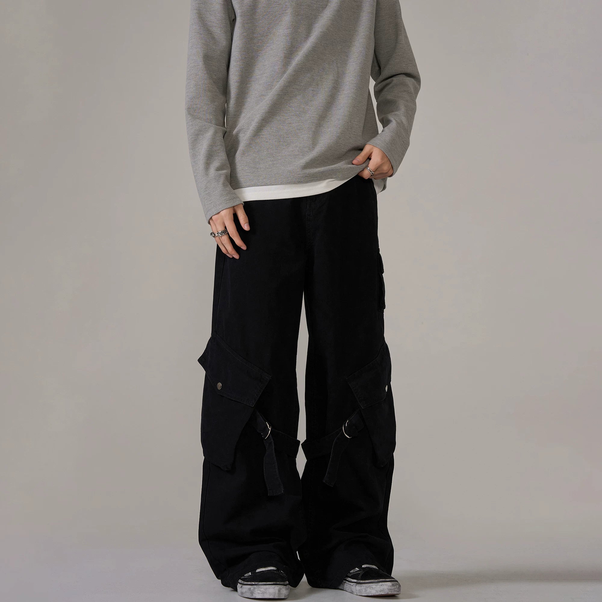 TRUQUEST Vintage Loose Tooling Jeans