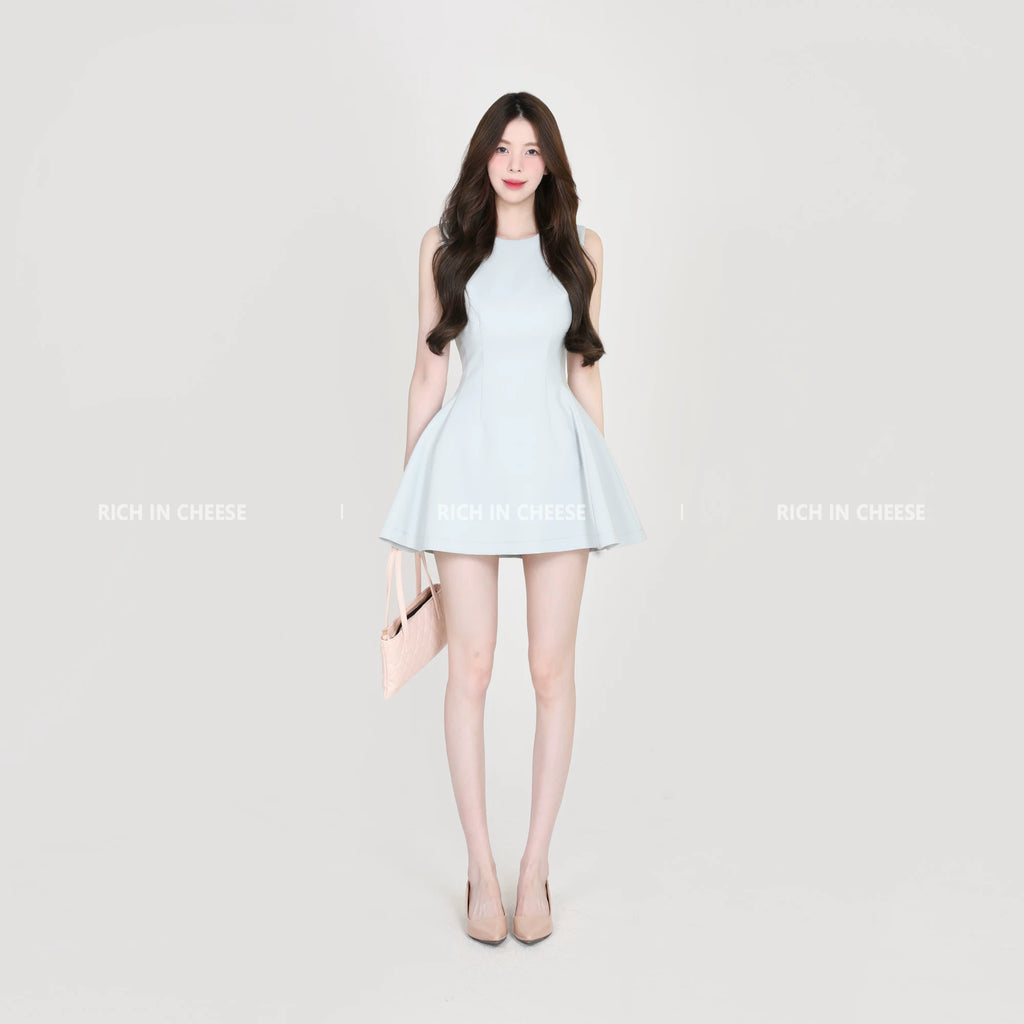 RICH IN CHEESE Temperament Waist Suit Waist Dress