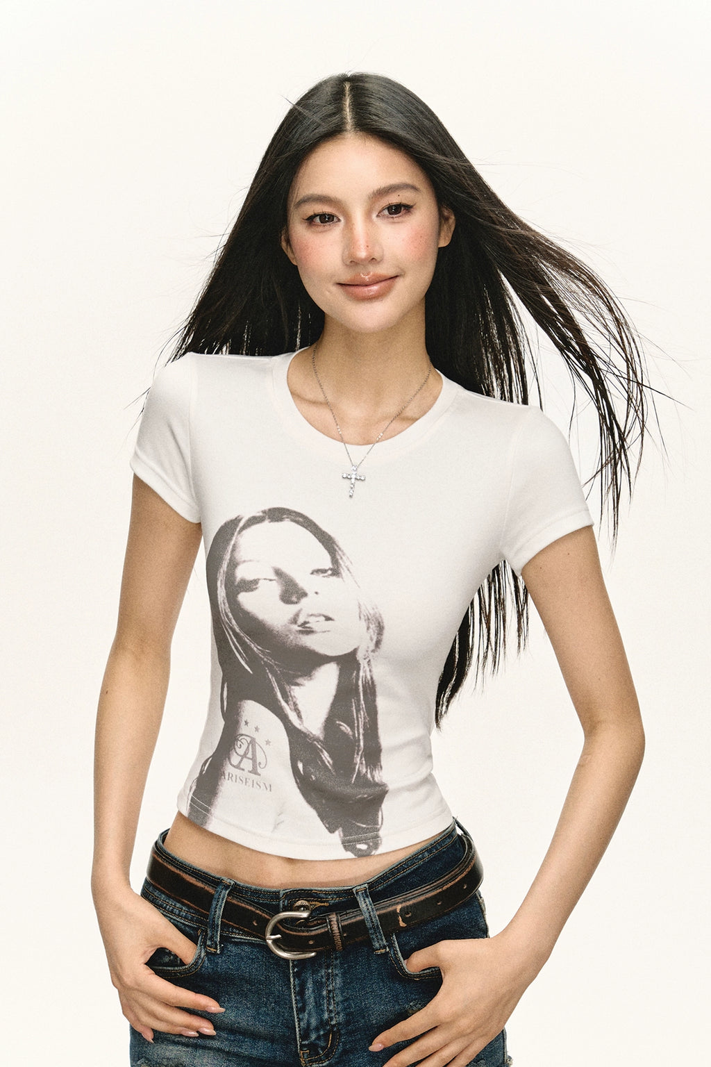 Ariseism Retro Design Print Tee