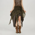 Girlyhalo Casual Irregular Cake Skirt