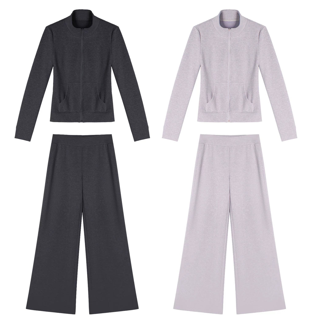 TYANG Stand-up Collar Sports and Leisure Slim Suit