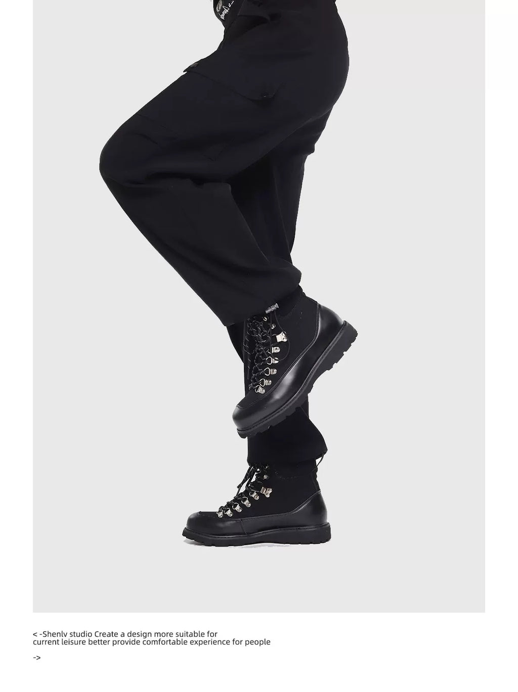 SHENLV STUDIO Mountain Series High-top Mountaineering Boots Shoes