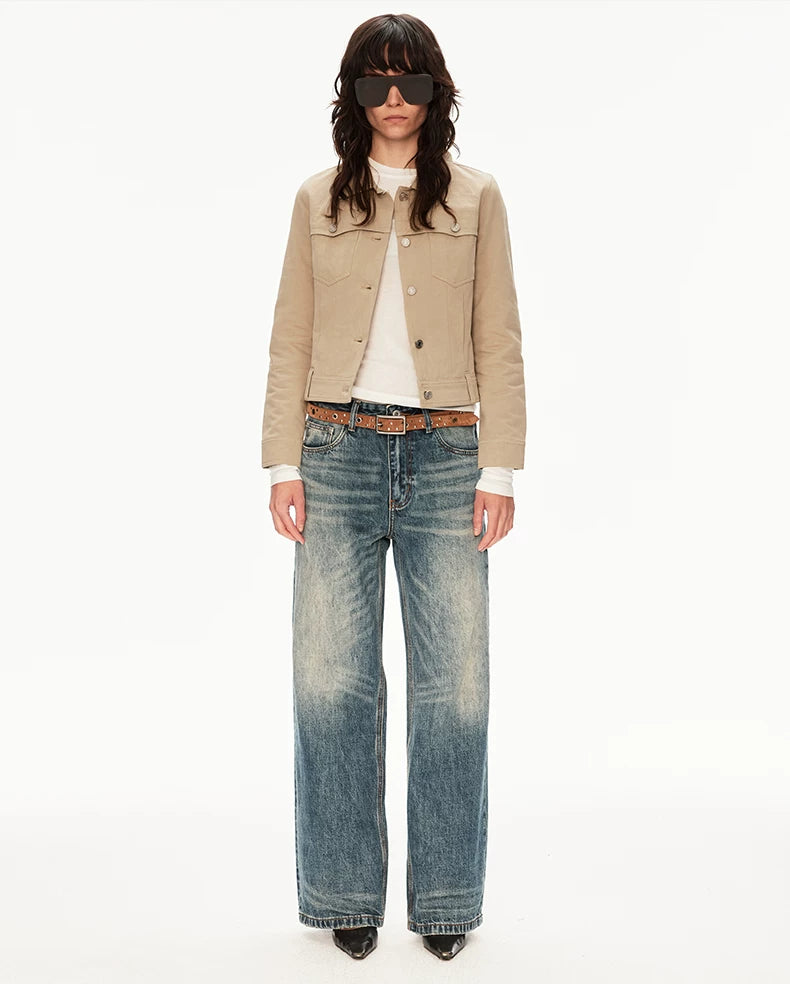 MADWITCH Vintage Casual Straight Jeans