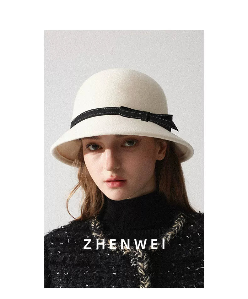 ZHENWEI Wool Extravagant Gift Hat