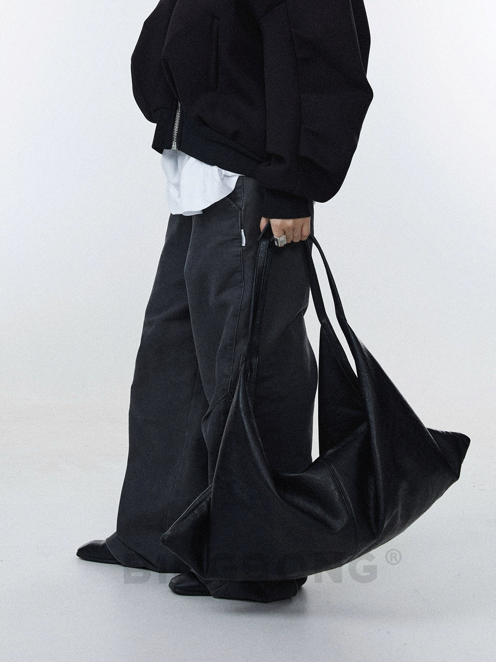 BINGBONG Single Shoulder Large Capacity Lazy Tote Bag Large Bag