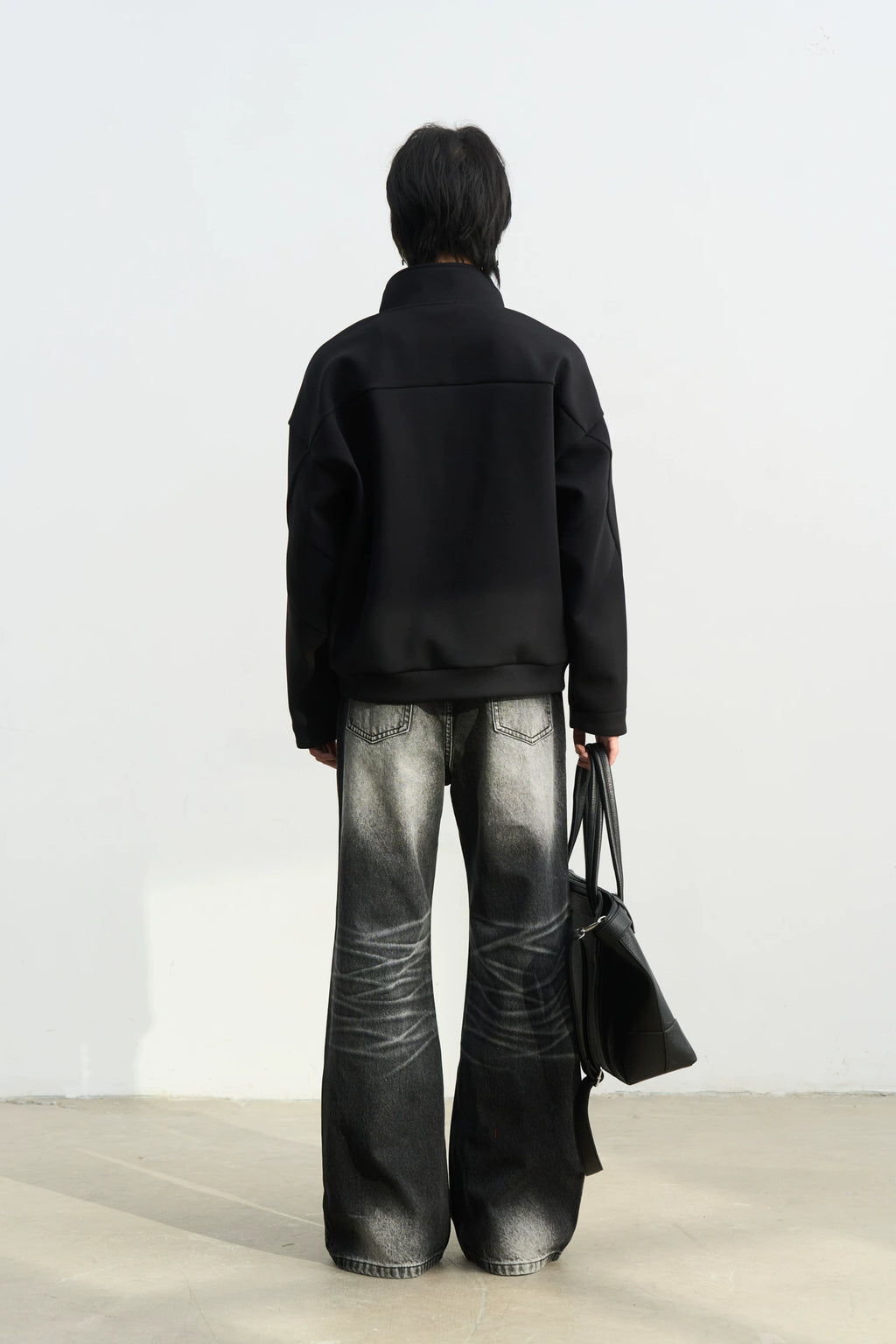 SOUTHFISH Retro Handmade Cat Whisker Jeans