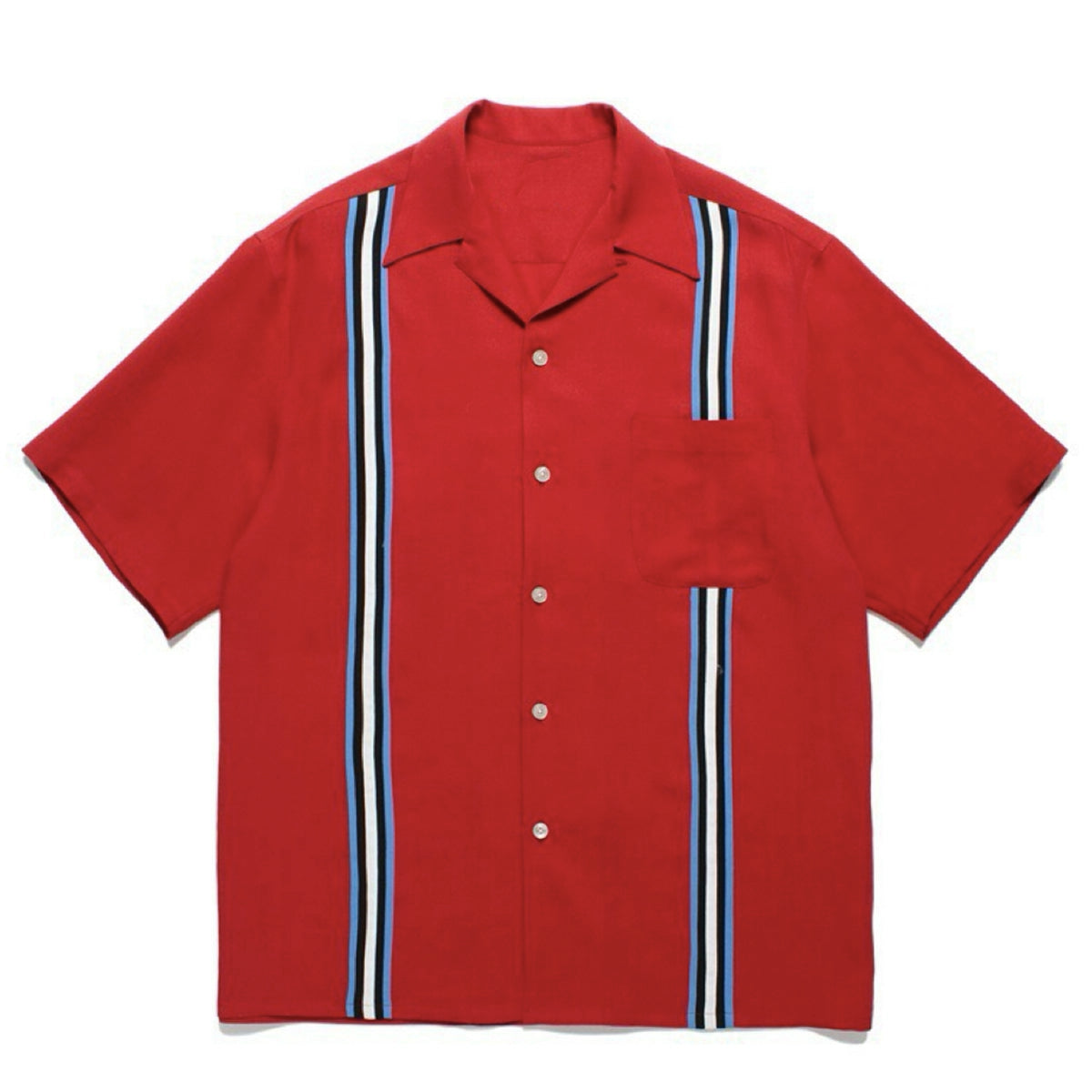 PUBLICRADIO Cuban Collar Summer Loose Short-sleeved Shirt