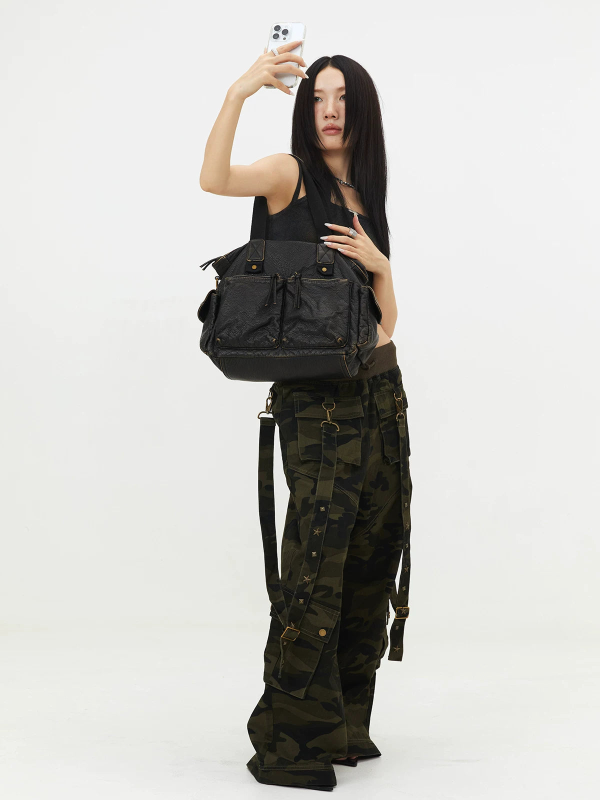 BINGBONG Gradual Change Versatile Messenger Bag