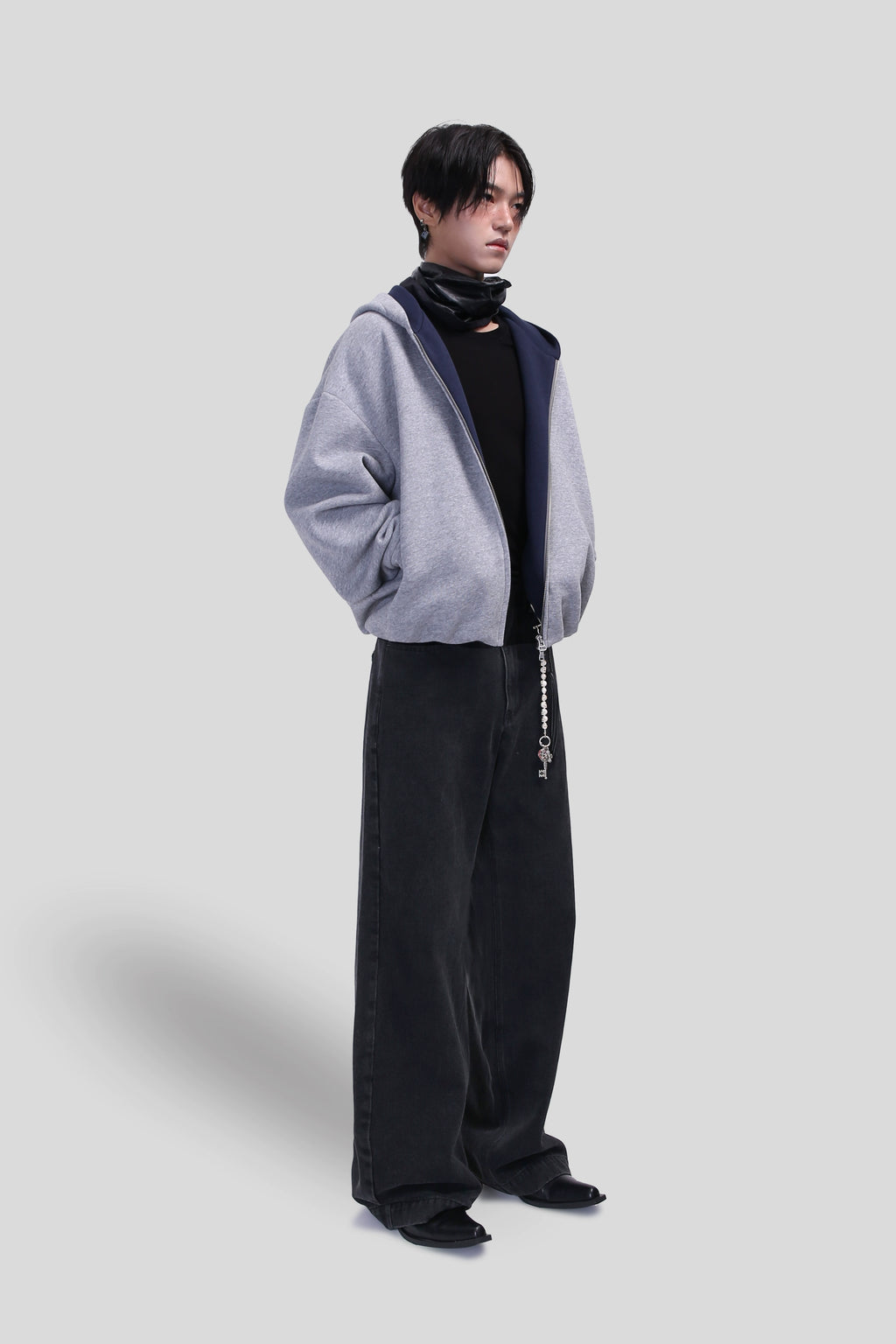 SOUTHFISH A-shaped Straight Slightly Wide-leg Jeans