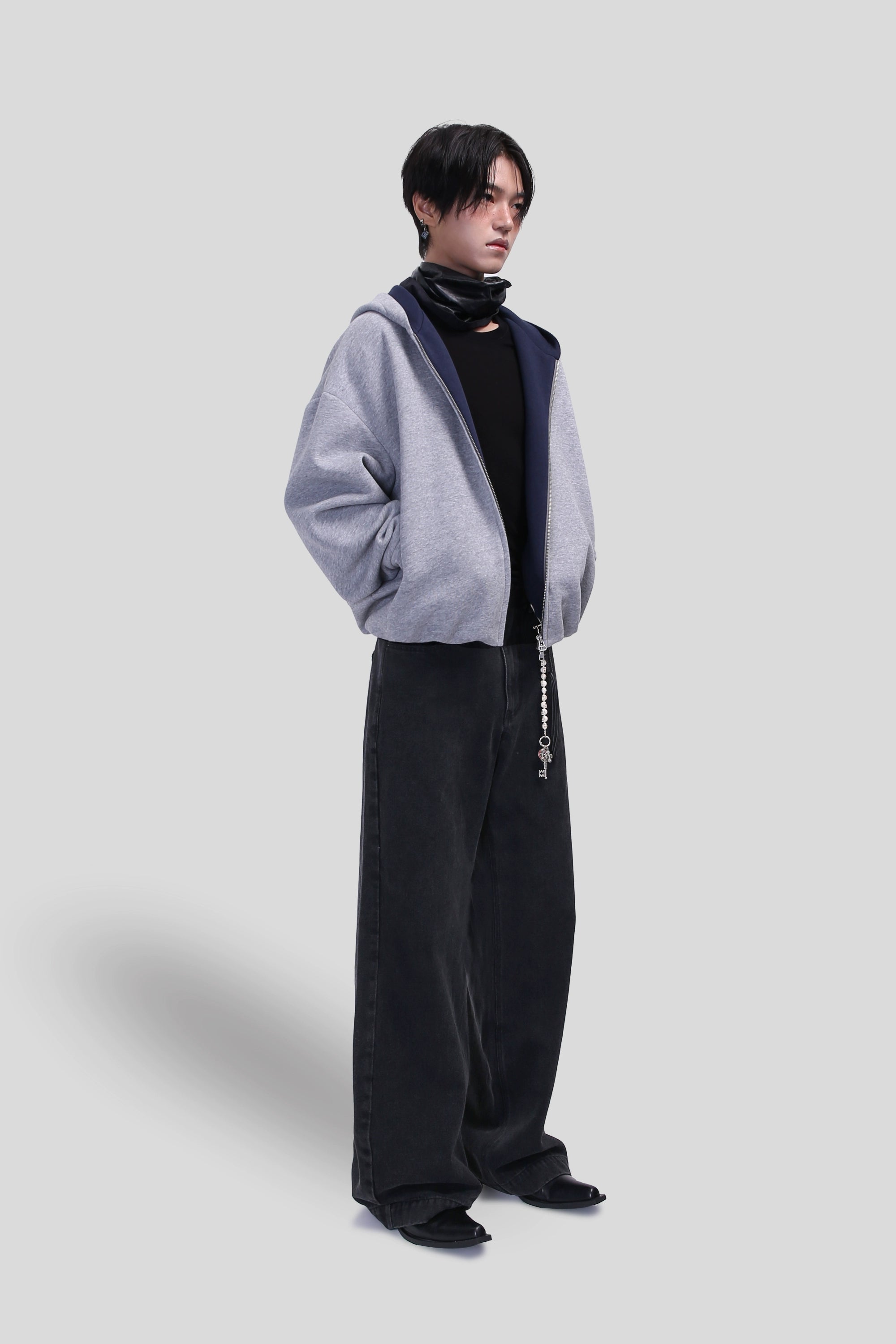 SOUTHFISH A-shaped Straight Slightly Wide-leg Jeans