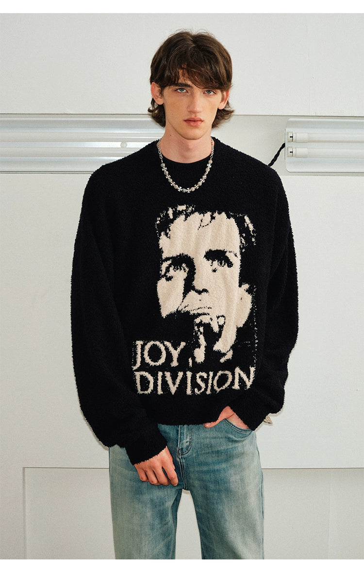 KREATE Soft Waxy Imitation Mink Loose Sweater