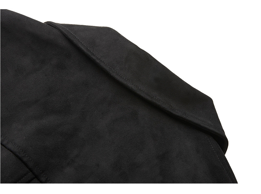 EME Vintage Plaid Short Wide Casual Jacket