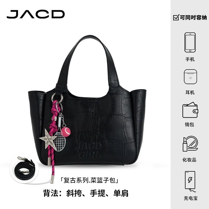 JACD Vegetable Basket Bucket Bag Messenger Bag