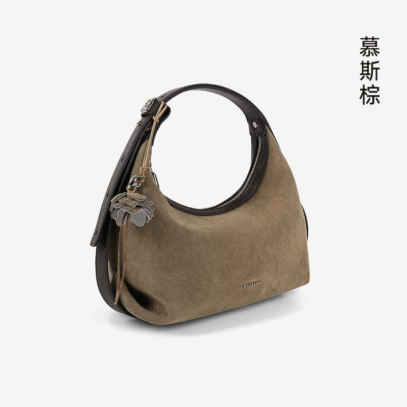 La Festin Leather Crossbody Underarm Bag