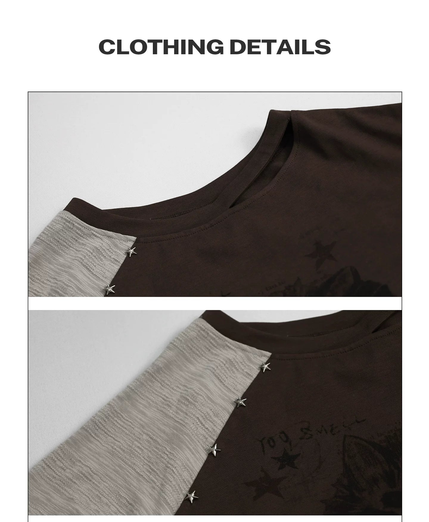 Girlyhalo Retrofake Two-pieceprintinglong Sleeves