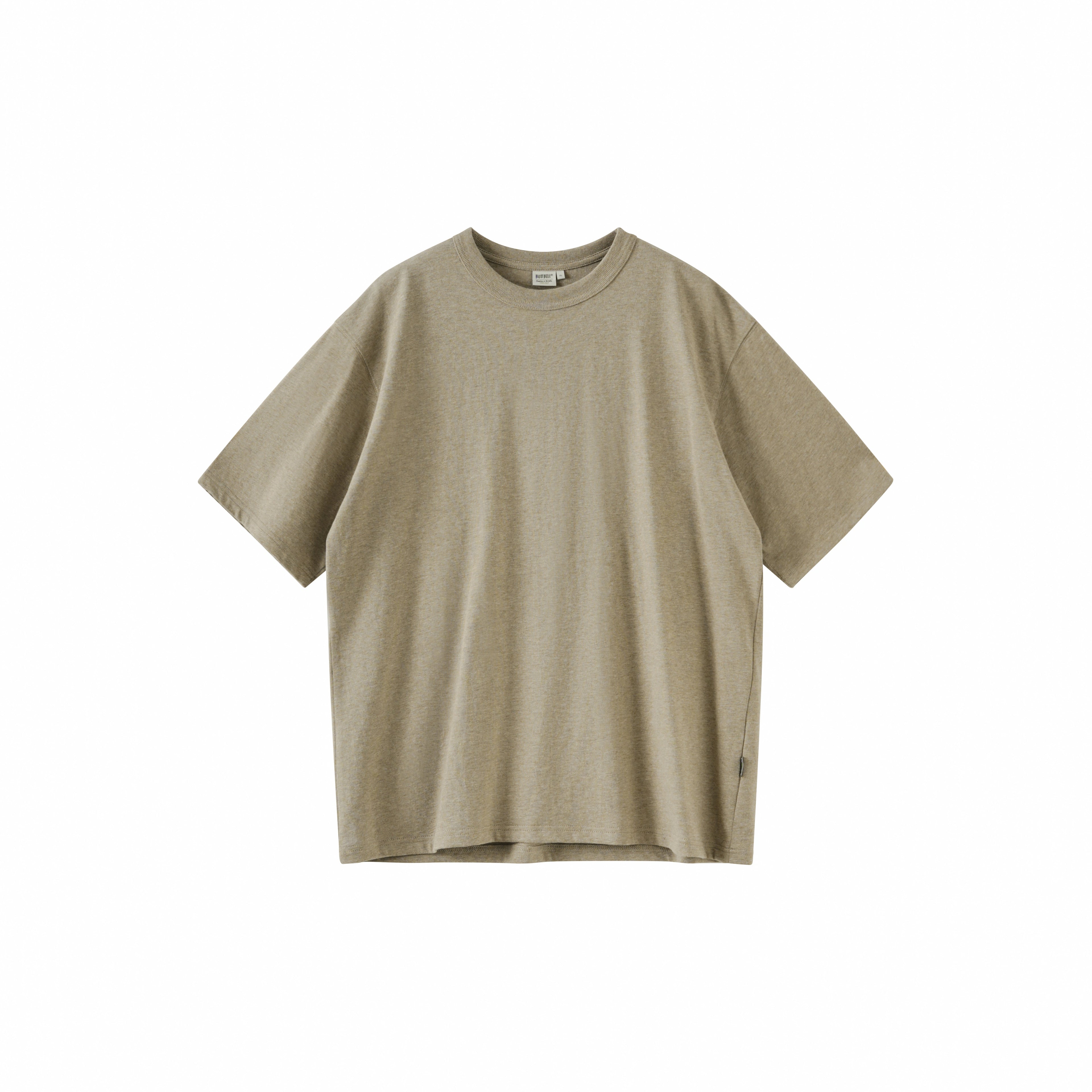 BUTTBILL custom-woven flower yarn fabric washed Japanese Tee