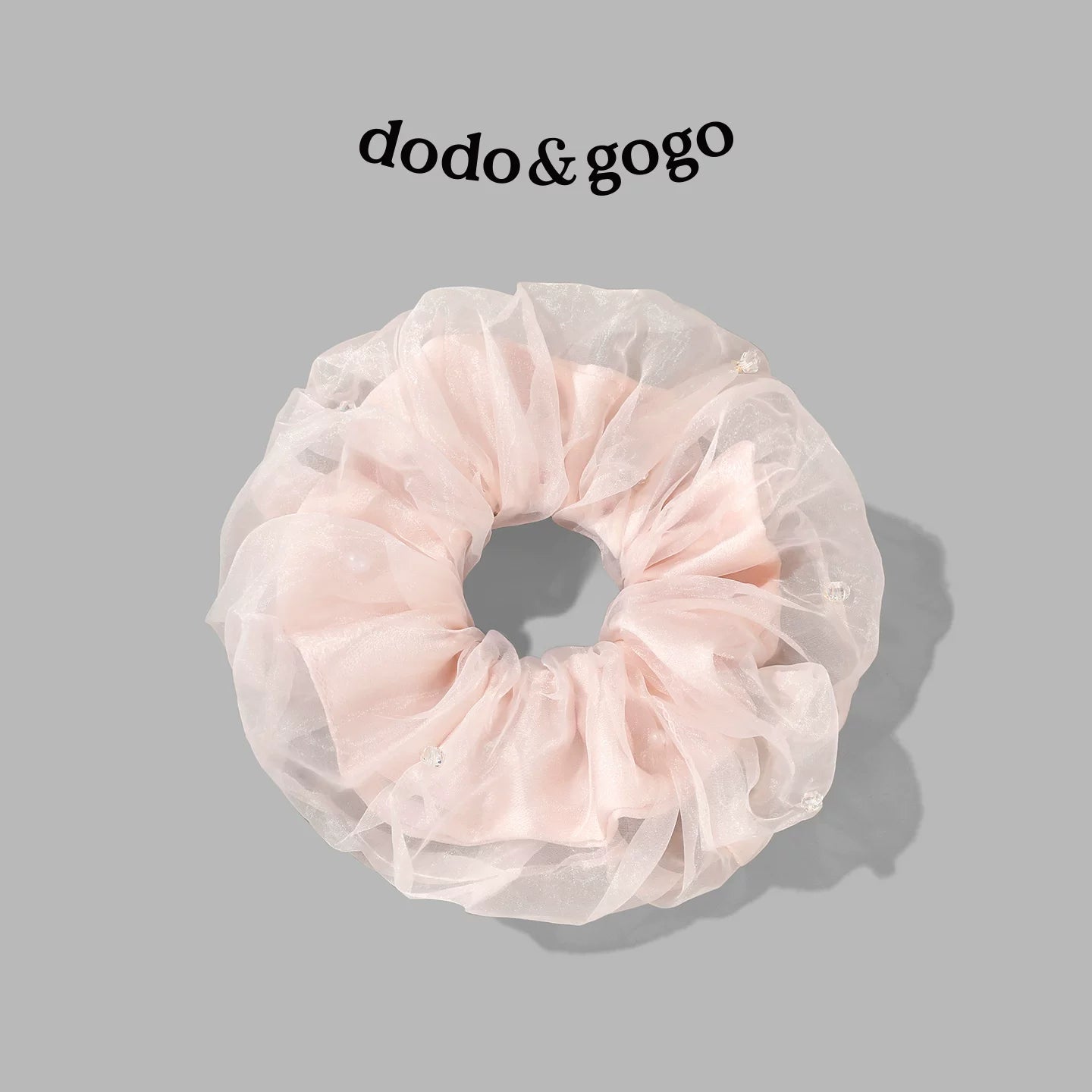 DODOGOGO Double Mesh Pearl Hair Band