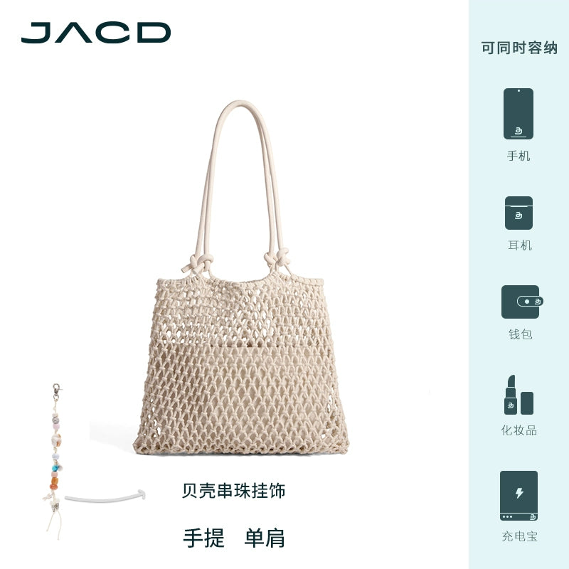 JACD Large Capacity Woven Tote Bag