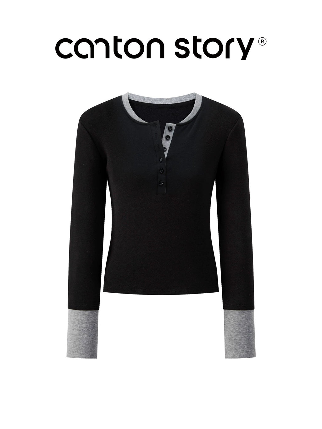Cantonstory Korean Retro Vibe Warm Plush Jacket
