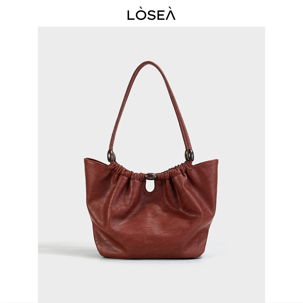 LOSEA Retro New Chinese Vegetable Basket Handbag