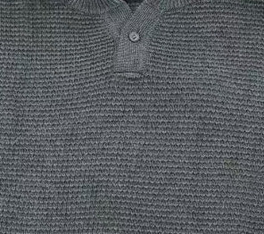 EME Vintage Waffle Small V-Neck Long Sleeve