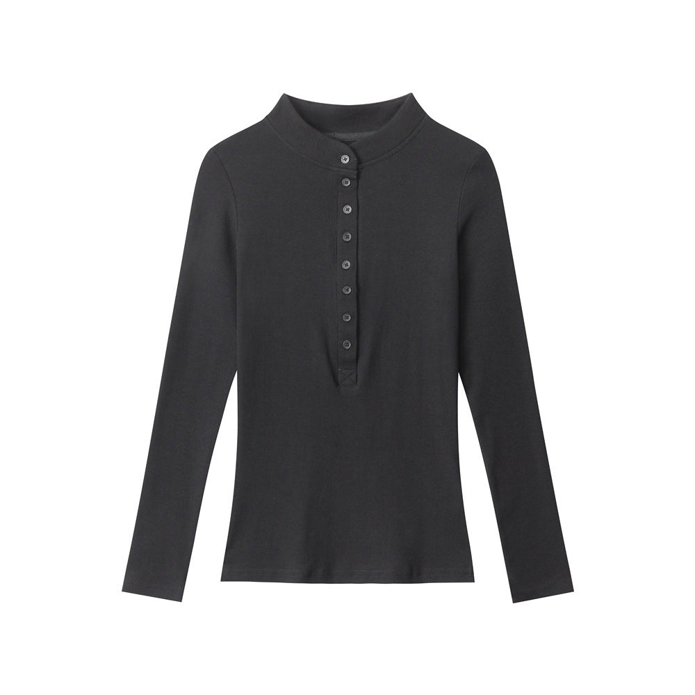 Nariele Henry Collar Slim and Slim Long Sleeves