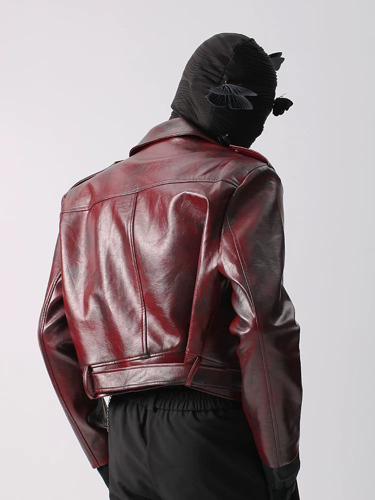 NUndeFineD Short Leather Jacket High-end Jacket