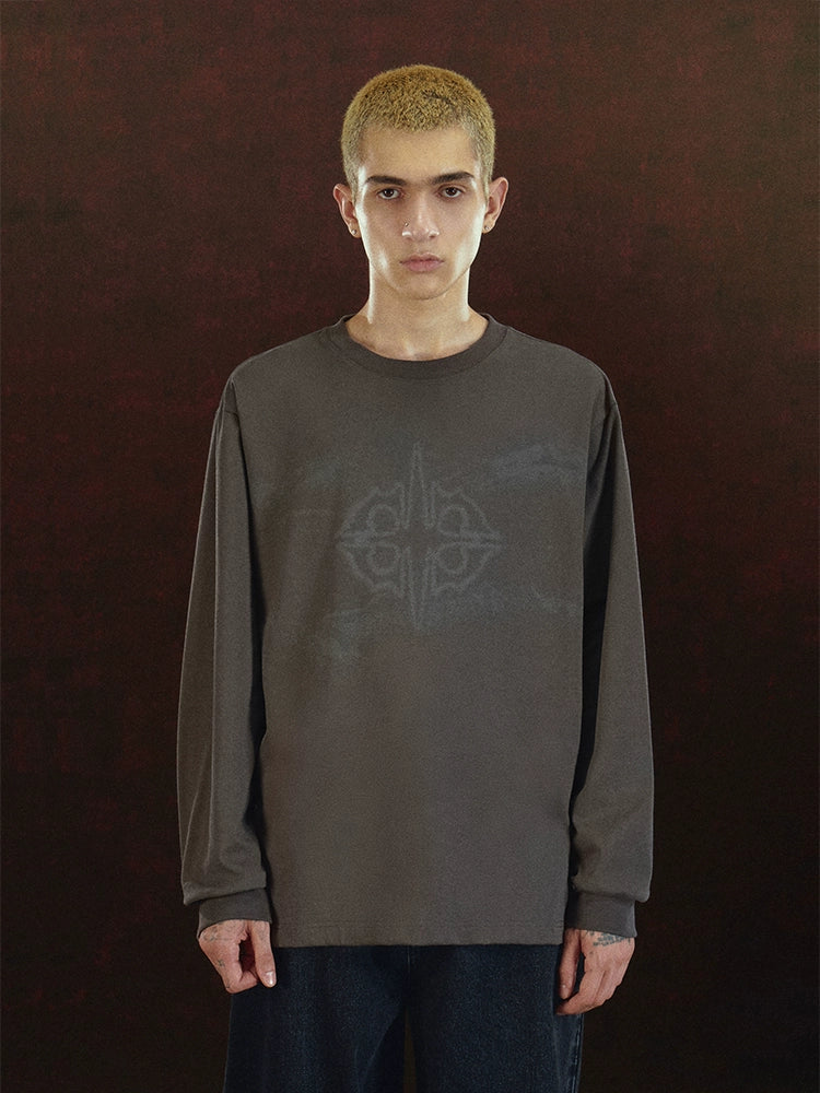 DICETINY Crew Neck Loose Casual Long Sleeves