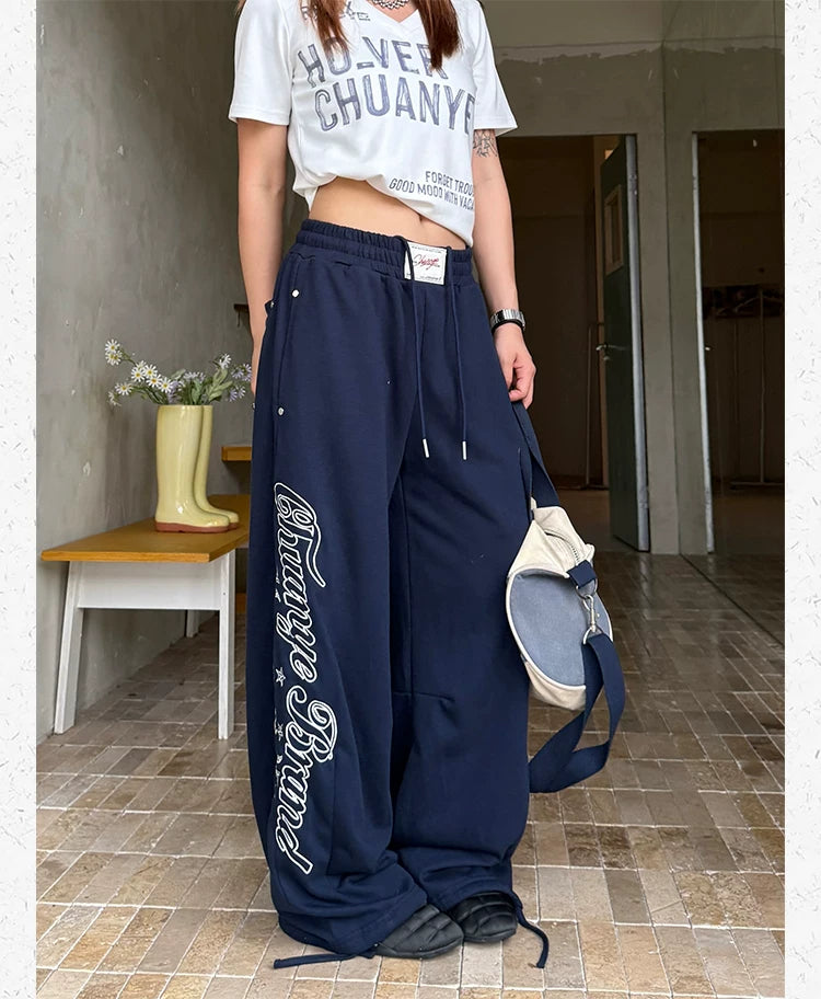 CCYE Retro Embroidered Sweatpants