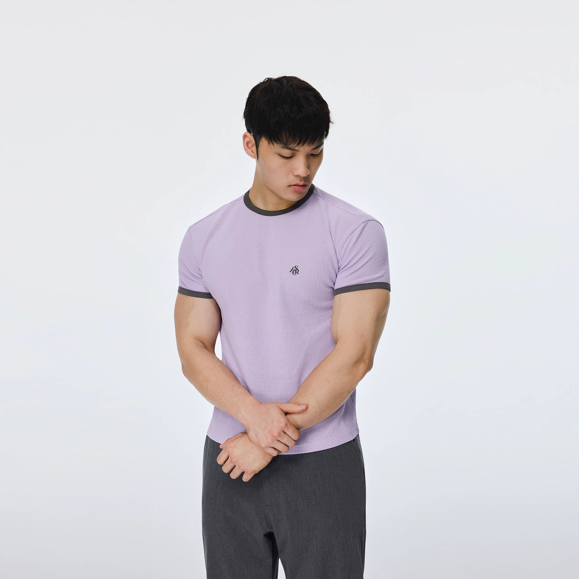 AFTERGLOW Retro Contrasting Slim Tee