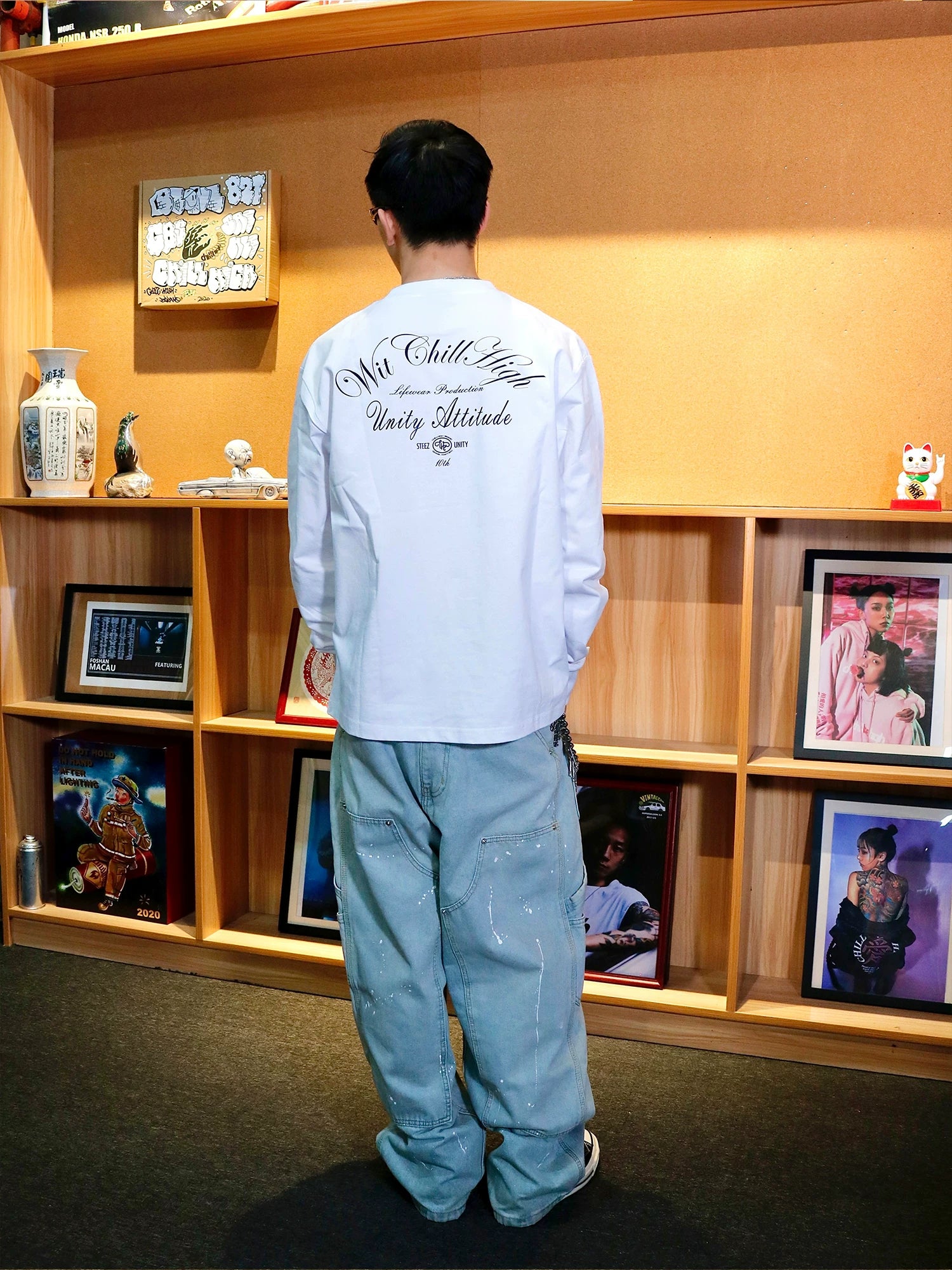 ChillHigh Crew Neck Loose Versatile Long Sleeves