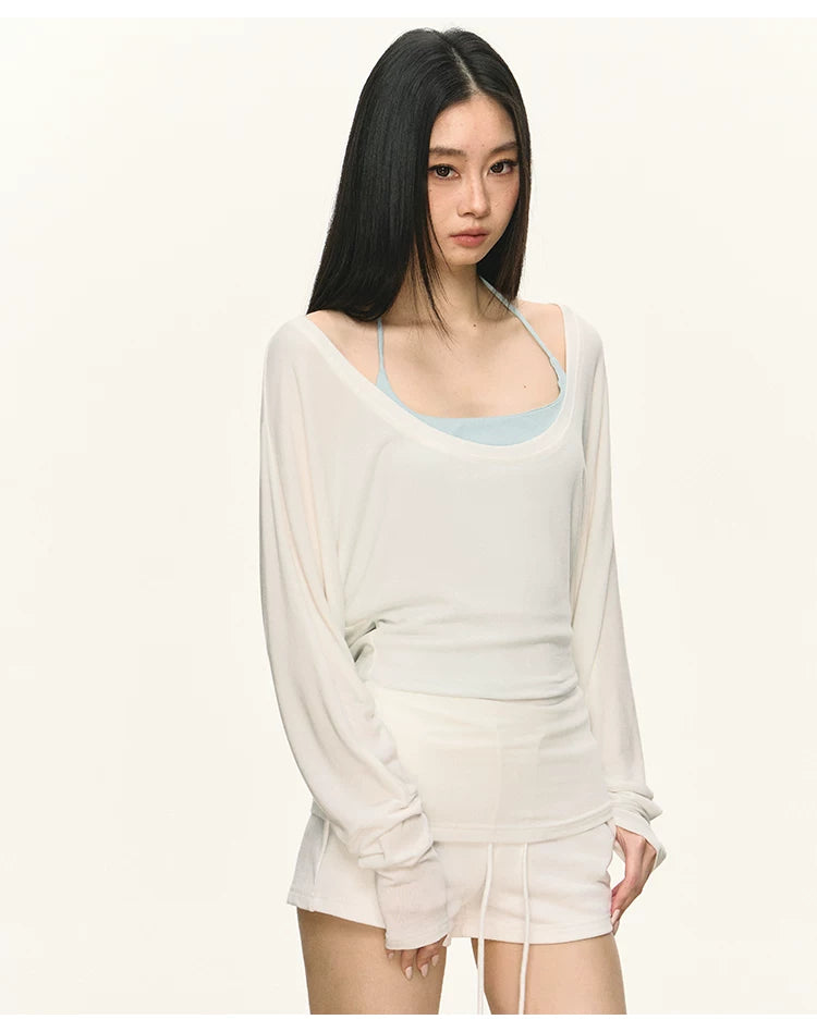 Anna Aneae Tencel Wool Loose Long Sleeves