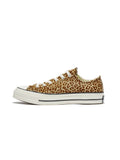 KUJOY Leopard Print Leather Leather Board Shoes