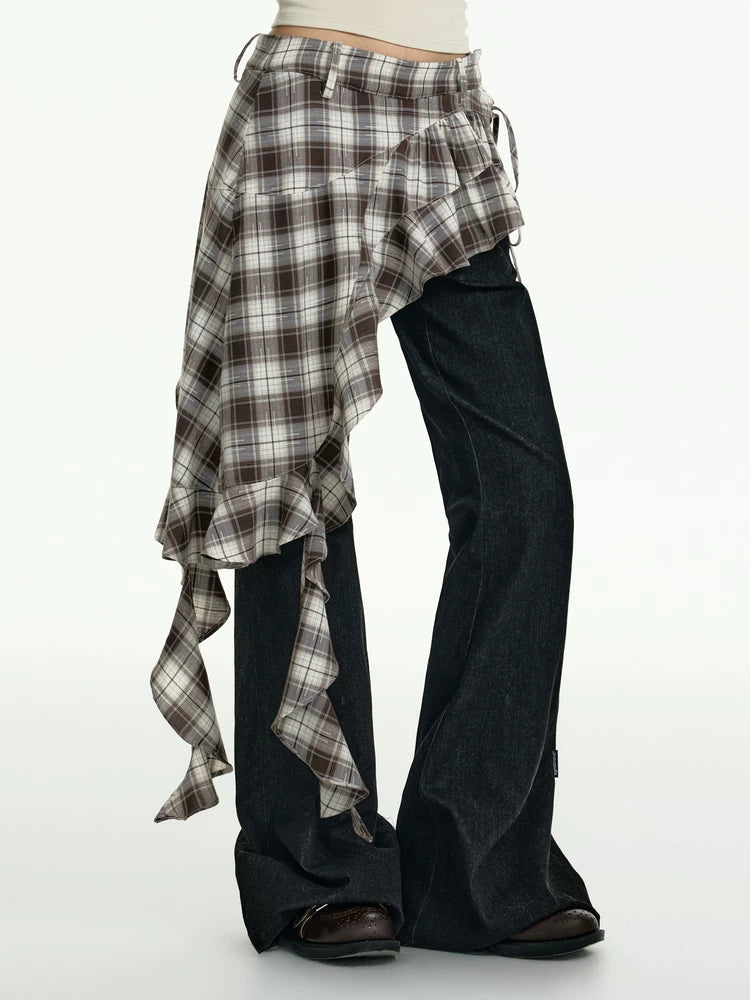 TGNS Checked Fart Curtain Jeans