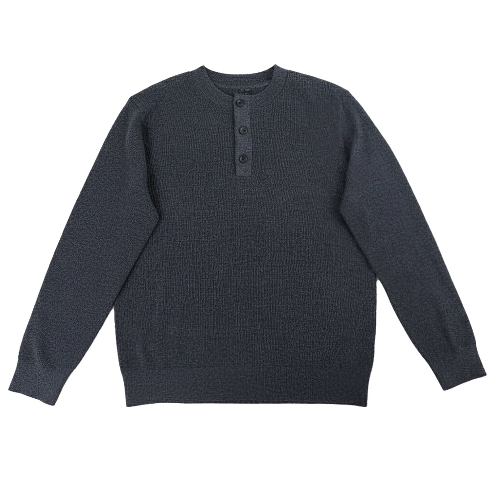 PERDU Henry Neck Casual Knitted Sweater