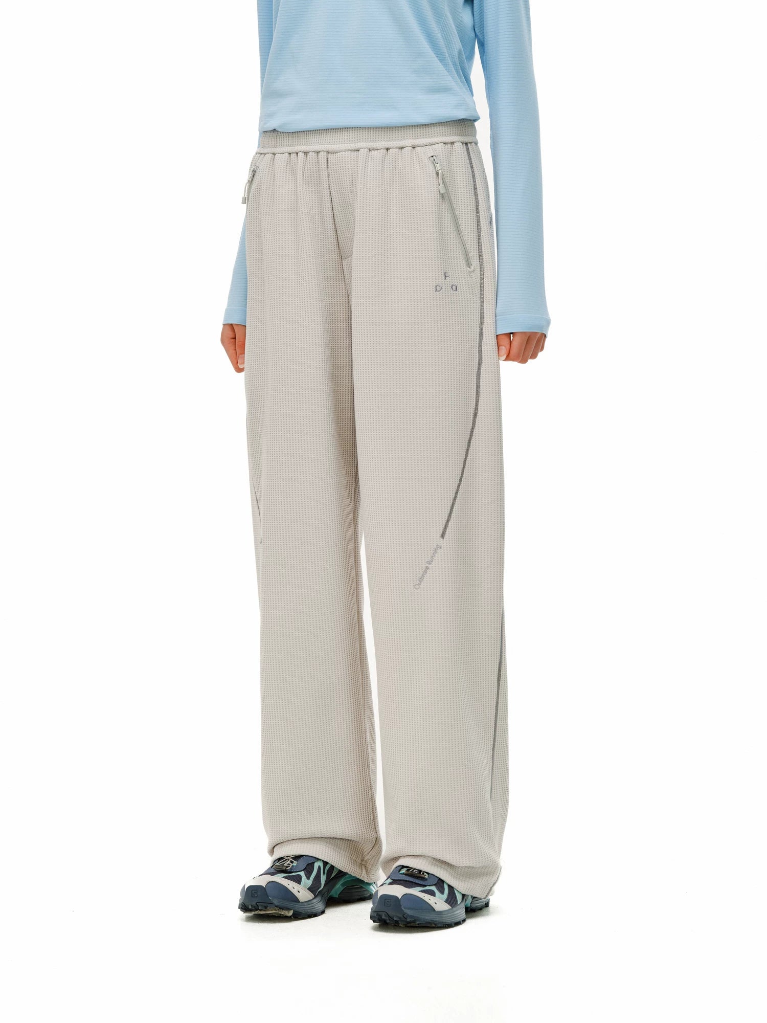 FPA Thin Quick-drying Contrasting Loose Straight Casual Pants