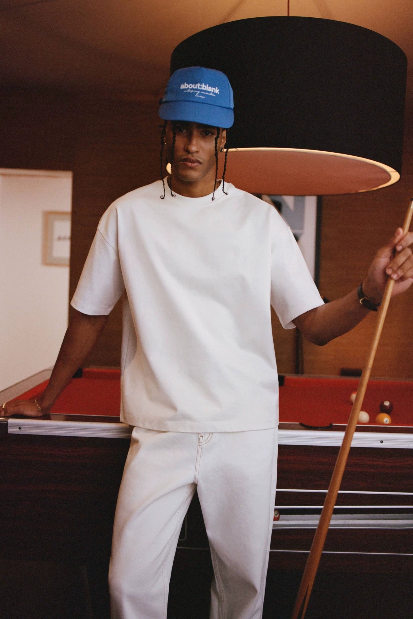 Blank Map Comfortable Loose Casual Tee