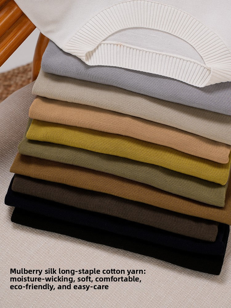 CULTA Light and Breathable Casual Knitted Tee